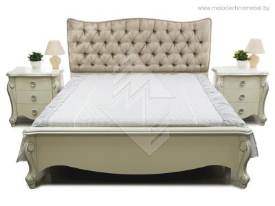 ЗАО Молодечномебель спальни Кровать Луиза MM-227-02/16Б-1
