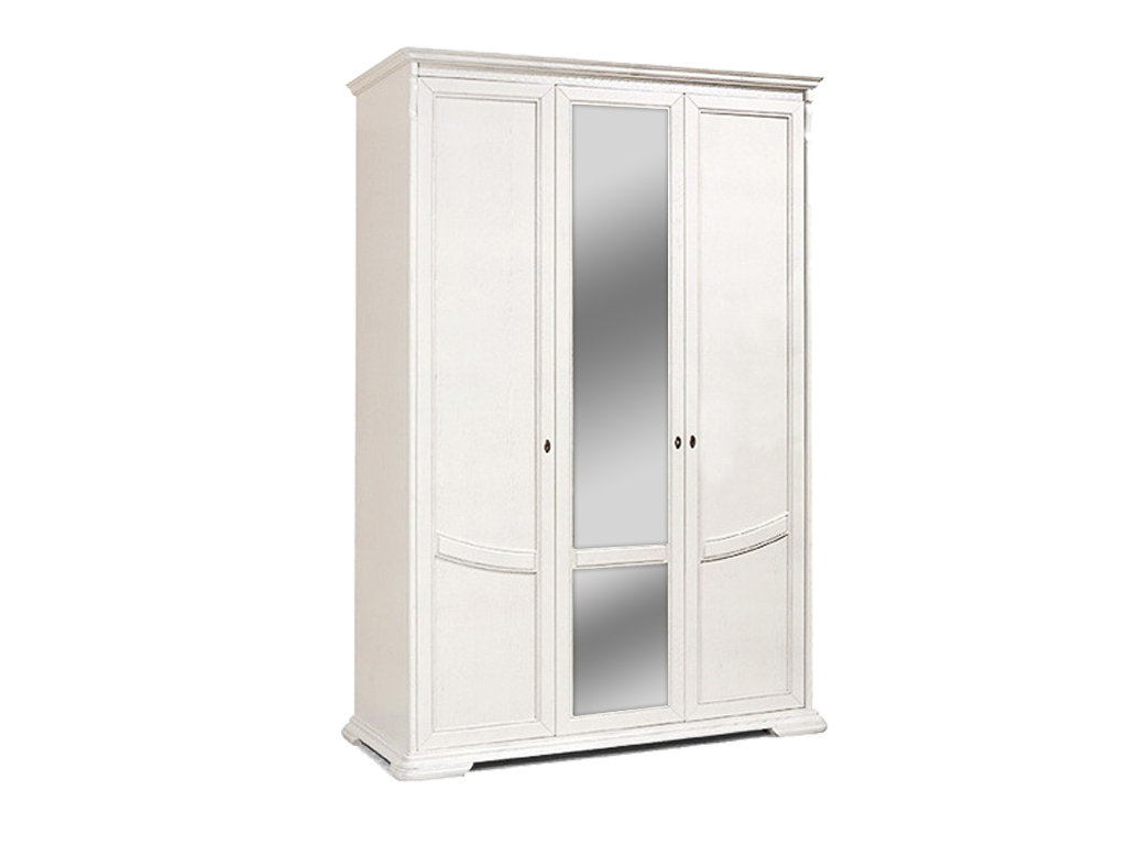 Шкаф для одежды Лика ММ-137-01/03 - Белая эмаль Шкаф для одежды Лика ММ-137-01/03 - Белая эмаль