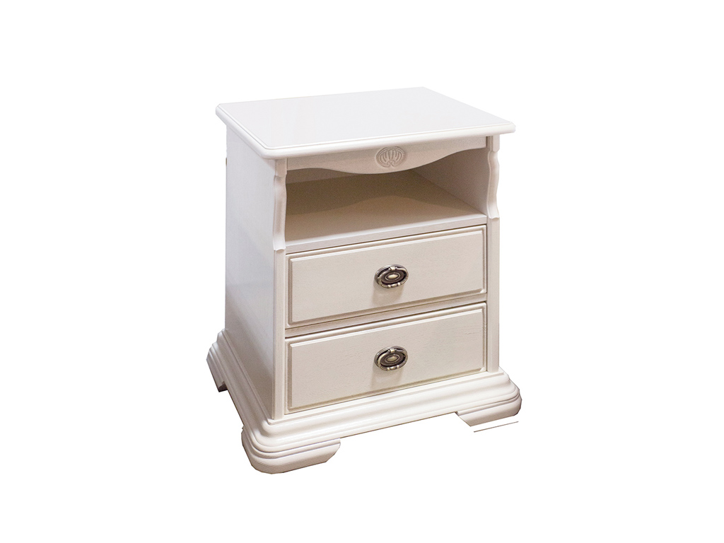 Тумба прикроватная Лика ММ-137-03 - Белая эмаль Тумба прикроватная Лика ММ-137-03 - Белая эмаль