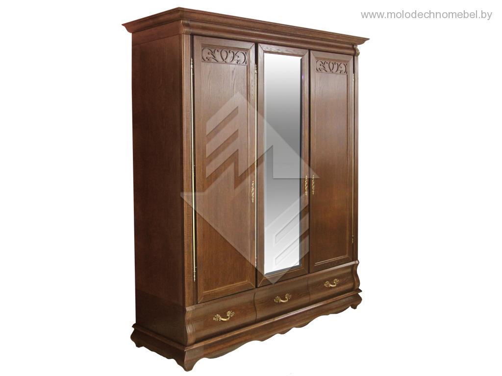 Шкаф для одежды Оскар ММ-216-01/03 - Орех Шкаф для одежды Оскар ММ-216-01/03 - Орех