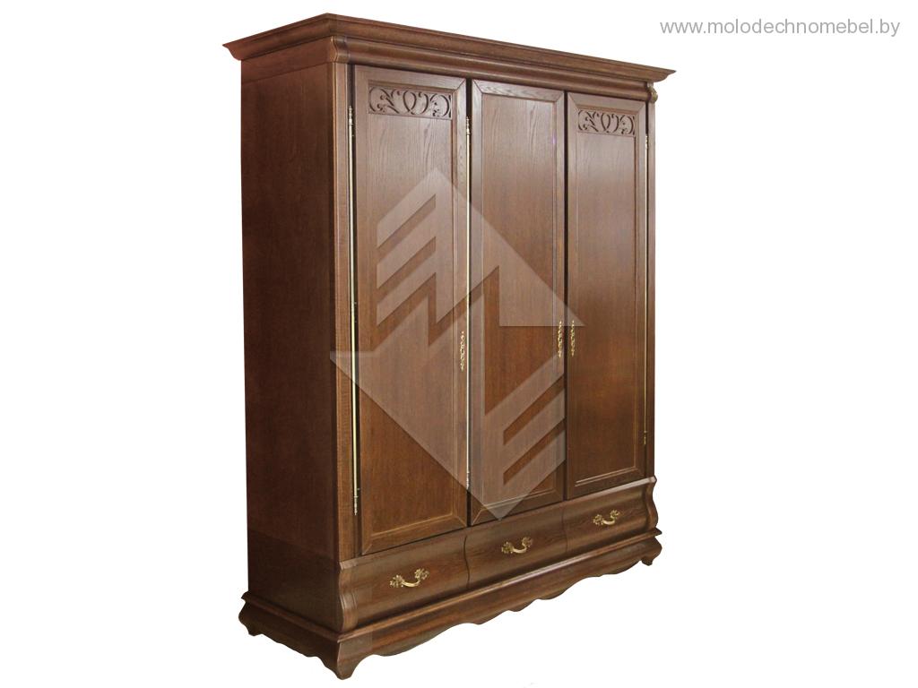 Шкаф для одежды Оскар ММ-216-01/03Б - Орех Шкаф для одежды Оскар ММ-216-01/03Б - Орех