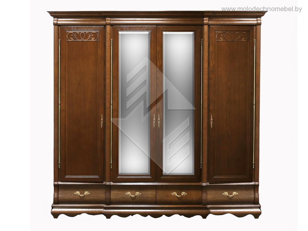 Шкаф для одежды Оскар ММ-216-01/04 - Орех Шкаф для одежды Оскар ММ-216-01/04 - Орех