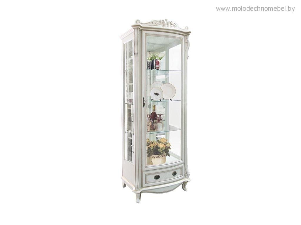 Шкаф с витриной Луи ММ-240-01/01 Шкаф с витриной Луи ММ-240-01/01