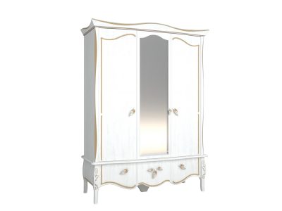 ЗАО Молодечномебель спальни Шкаф для одежды Трио ММ-277-01/03