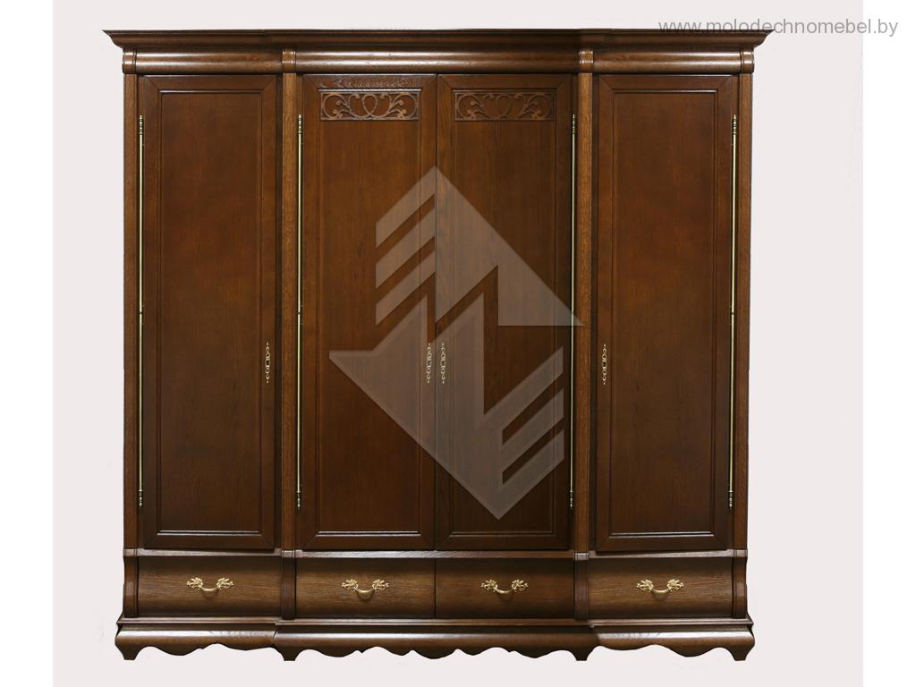 Шкаф для одежды Оскар ММ-216-01/04Б - Орех Шкаф для одежды Оскар ММ-216-01/04Б - Орех