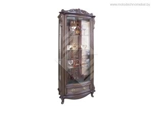 Шкаф с витриной Луи ММ-240-01/01