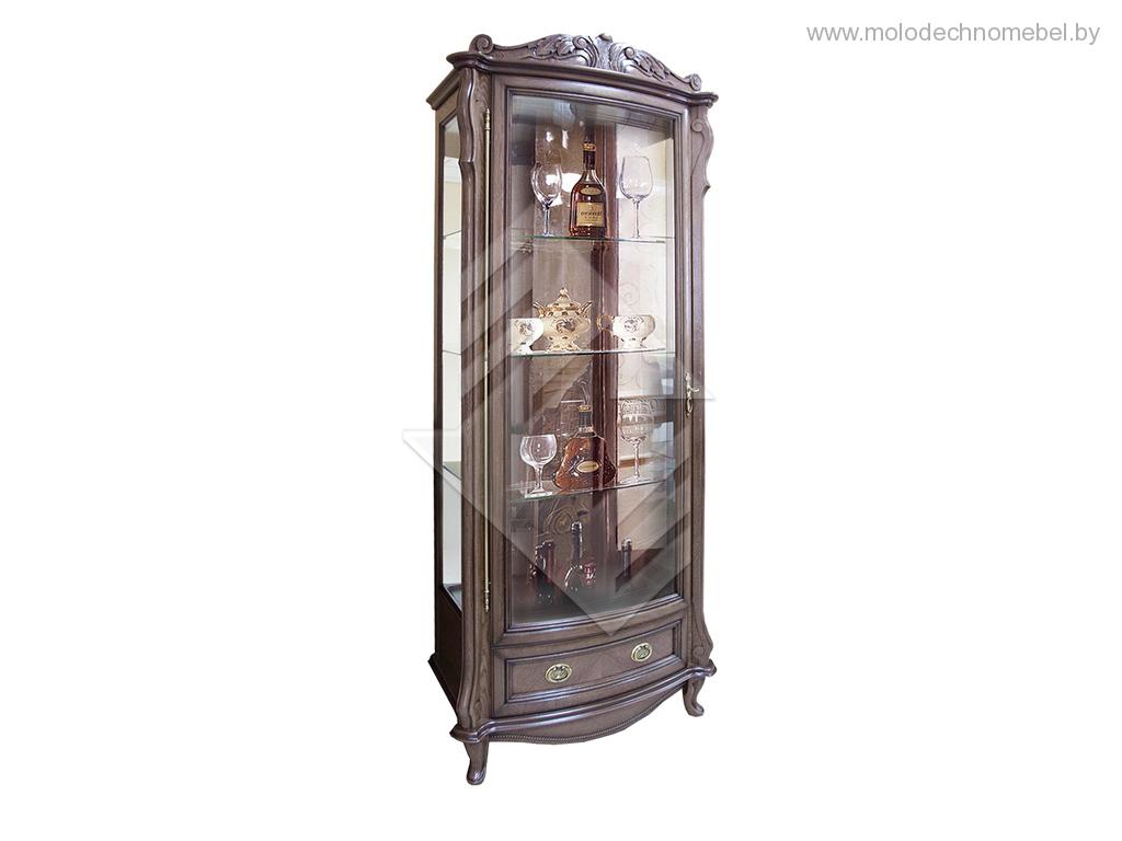 Шкаф с витриной Луи ММ-240-01 Шкаф с витриной Луи ММ-240-01