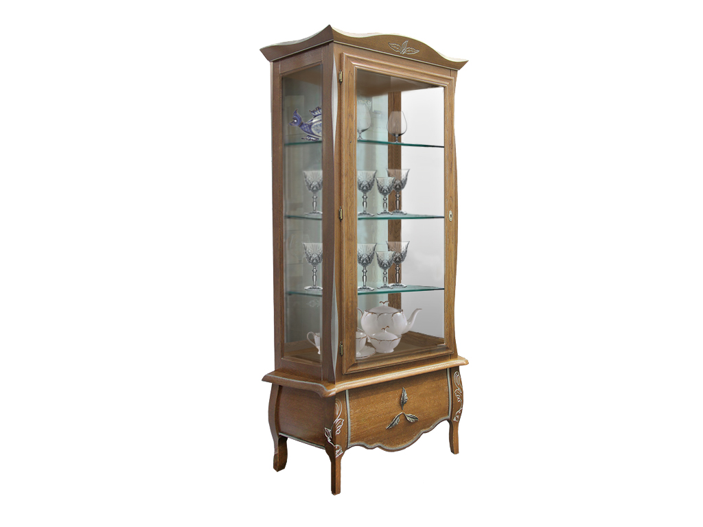 Шкаф с витриной Трио ММ-279-01 Шкаф с витриной Трио ММ-279-01