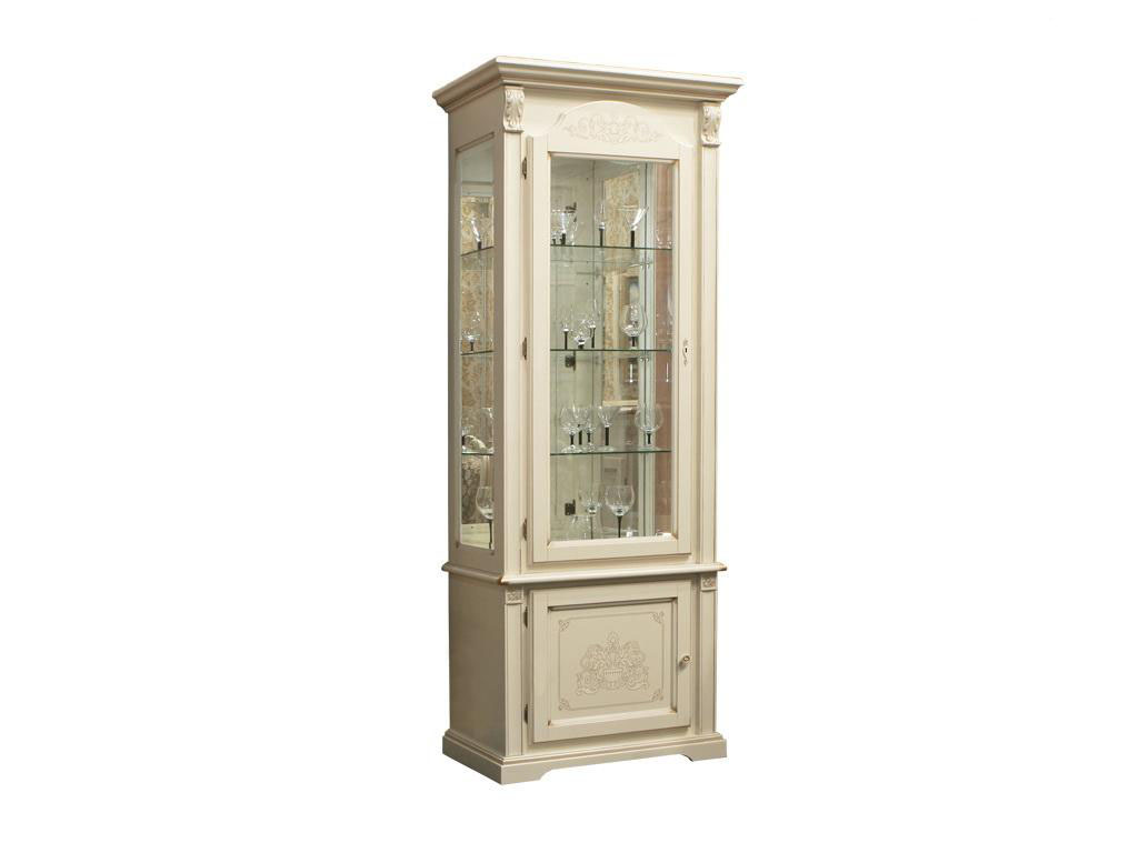 Шкаф с витриной Янина ММ-311-01 Шкаф с витриной Янина ММ-311-01