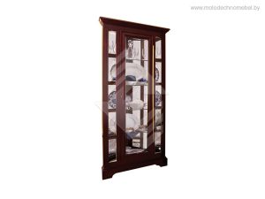 Шкаф с витриной Полонез ММ-174-01У/01 - Черешня