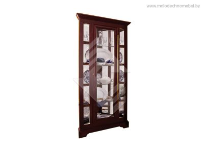 ЗАО Молодечномебель мебель для гостиной и столовой Шкаф с витриной Полонез ММ-174-01У/01