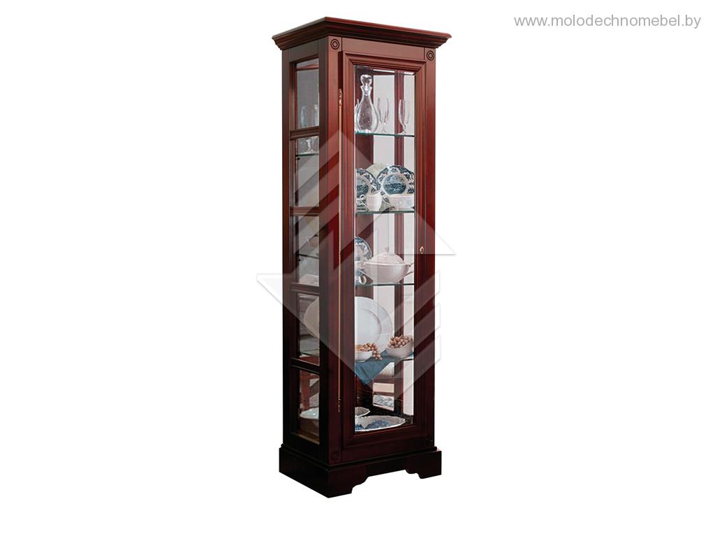 Шкаф с витриной Полонез ММ-174-05 - Черешня Шкаф с витриной Полонез ММ-174-05 - Черешня