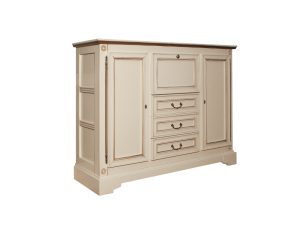 Тумба Полонез ММ-174-22 - Белая эмаль золото