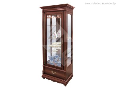 ЗАО Молодечномебель мебель для гостиной и столовой Шкаф с витриной Оскар ММ-210-01