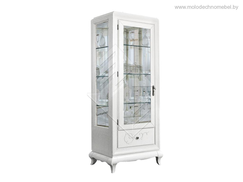 Шкаф с витриной Соната ММ-284-01 - Белая эмаль + ТП Шкаф с витриной Соната ММ-284-01 - Белая эмаль + ТП
