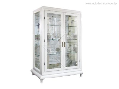 ЗАО Молодечномебель мебель для гостиной и столовой Шкаф с витриной Соната ММ-284-02