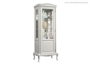 Шкаф с витриной Мокко ММ-306-01/01
