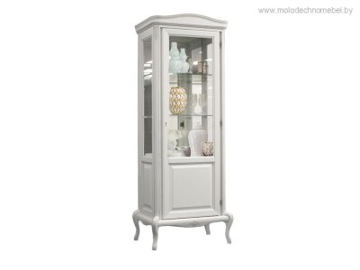 ЗАО Молодечномебель спальни Шкаф с витриной Мокко ММ-306-01/01