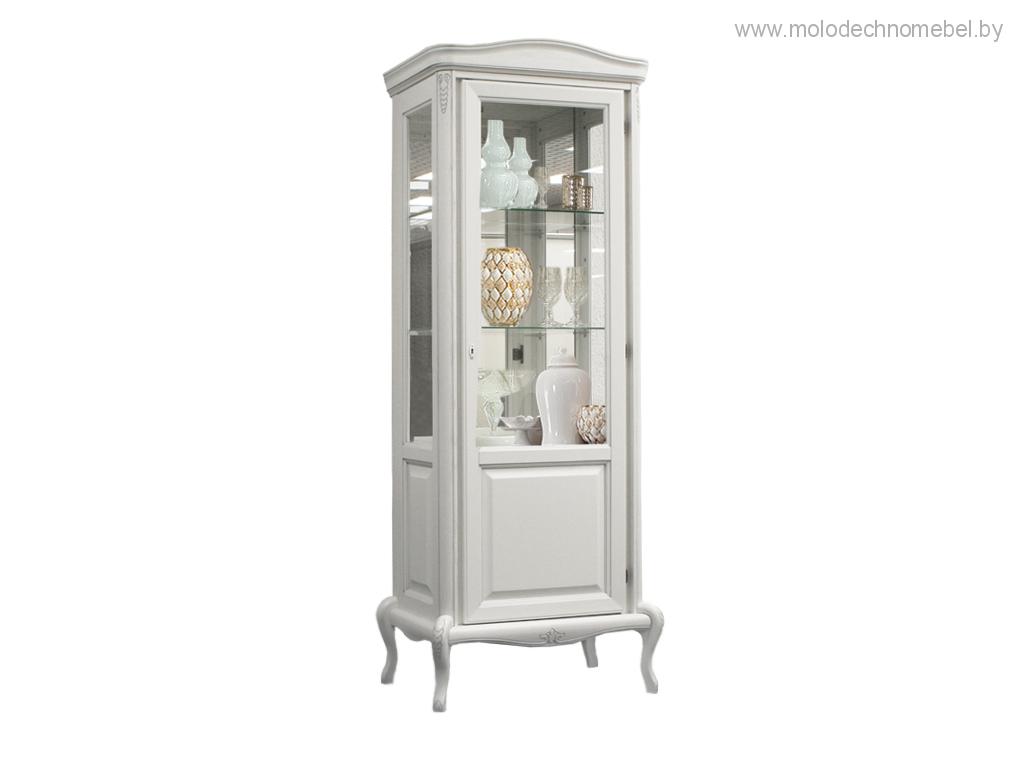 Шкаф с витриной Мокко ММ-306-01/01 Шкаф с витриной Мокко ММ-306-01/01