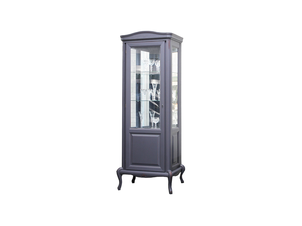 Шкаф с витриной Мокко ММ-306-01 Шкаф с витриной Мокко ММ-306-01