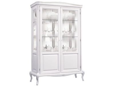 ЗАО Молодечномебель мебель для гостиной и столовой Шкаф с витриной Мокко ММ-306-02