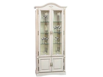 ЗАО Молодечномебель мебель для гостиной и столовой Шкаф с витриной Рубин-ММ ВМФ-6524