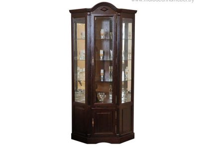 ЗАО Молодечномебель мебель для гостиной и столовой Шкаф с витриной Рубин-ММ ВМФ-6526