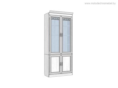 ЗАО Молодечномебель библиотеки Шкаф для библиотеки Оскар ММ-218-310