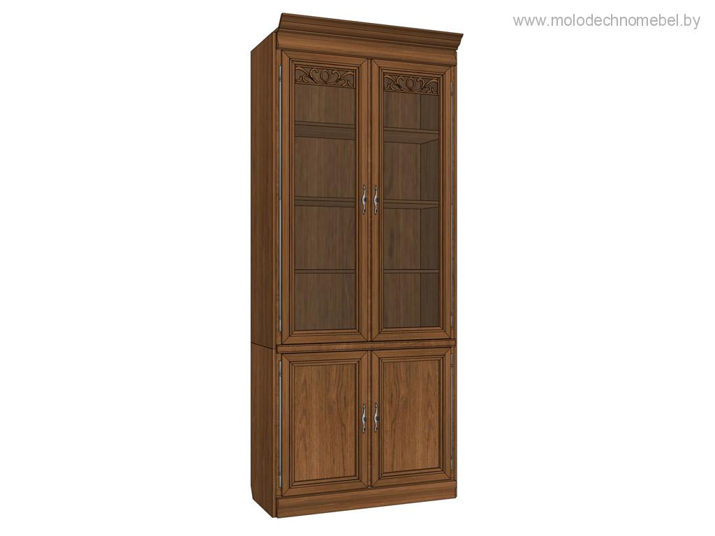 Шкаф для библиотеки Оскар ММ-218-310 - Орех Шкаф для библиотеки Оскар ММ-218-310 - Орех