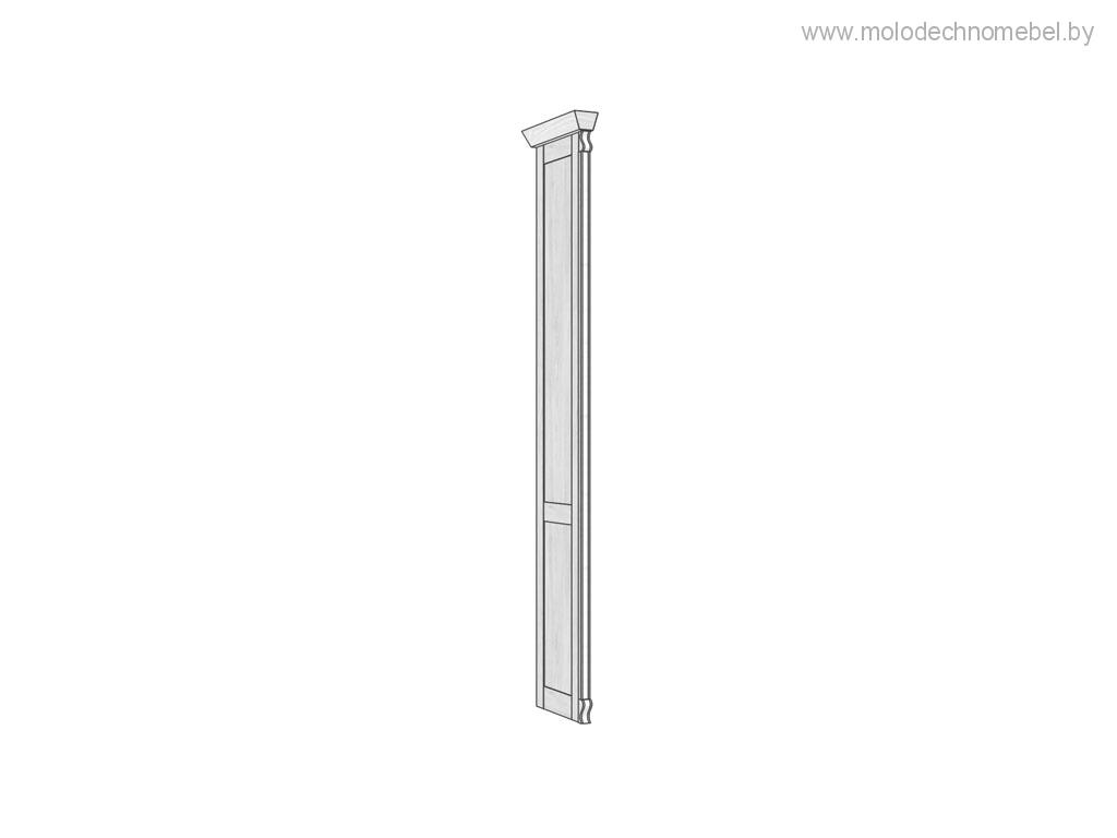 Пилястра Оскар ММ-218-901 - Белая эмаль с патиной Пилястра Оскар ММ-218-901 - Белая эмаль с патиной