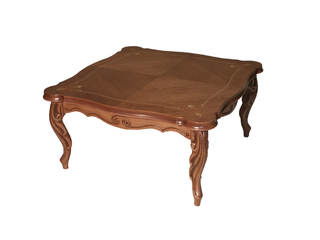 MM-240-04-tabak-tp Стол журнальный ""Луи ММ-240-04 (табак+ТП) 1000*500*1000