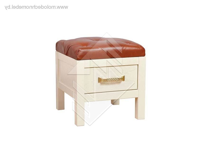 Банкетка «Грация-1» пр. ВМФ-6271(с ящиком) - Белая эмаль золото Банкетка «Грация-1» пр. ВМФ-6271(с ящиком) - Белая эмаль золото