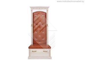 Вешалка «Грация-03» пр. ВМФ-6263 - Белая эмаль золото Вешалка «Грация-03» пр. ВМФ-6263 - Белая эмаль золото