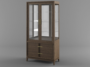 Шкаф с витриной "Boston" B2 1020*2030*460