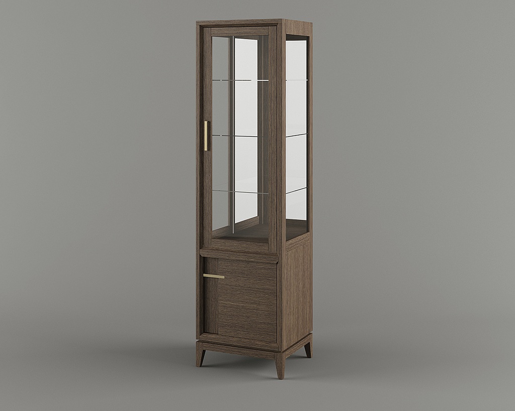 Шкаф с витриной Boston B1 Шкаф с витриной Boston B1