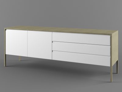 ЗАО Молодечномебель мебель для гостиной и столовой Тумба B3D2 Хитроу