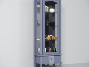 Шкаф с витриной Лаура ММ-351-01