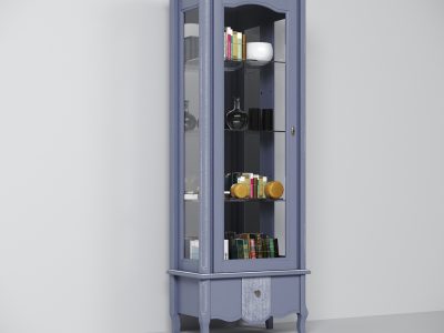 ЗАО Молодечномебель мебель для гостиной и столовой Шкаф с витриной Лаура ММ-351-01