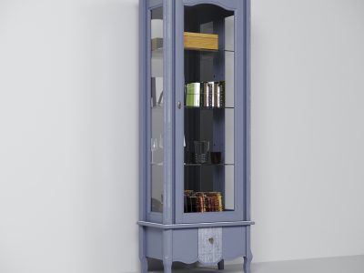 ЗАО Молодечномебель мебель для гостиной и столовой Шкаф с витриной Лаура ММ-351-01/01