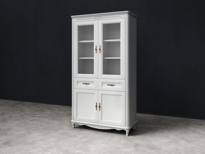 ЗАО Молодечномебель мебель для гостиной и столовой Шкаф с витриной B2D4 Савьера ВМФ-1953