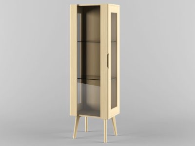 ЗАО Молодечномебель мебель для гостиной и столовой Шкаф с витриной D1 Elva ВМФ-1590