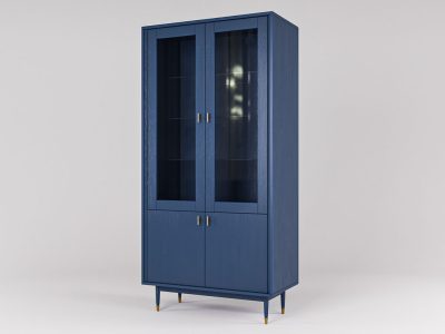 ЗАО Молодечномебель мебель для гостиной и столовой Шкаф с витриной D4 Оттава ВМФ-2102