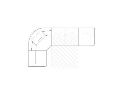 ЗАО Молодечномебель мягкая мебель Модуль Поло ММ-391-1291